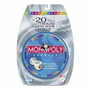 Monopoly Express Hasbro Parker Brothers 20 Minute Game Break- NEW